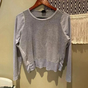 PATAGONIA CAPILENE GRAY FLEECE LONG ALEEVE UNDER SHIRT SIZE L